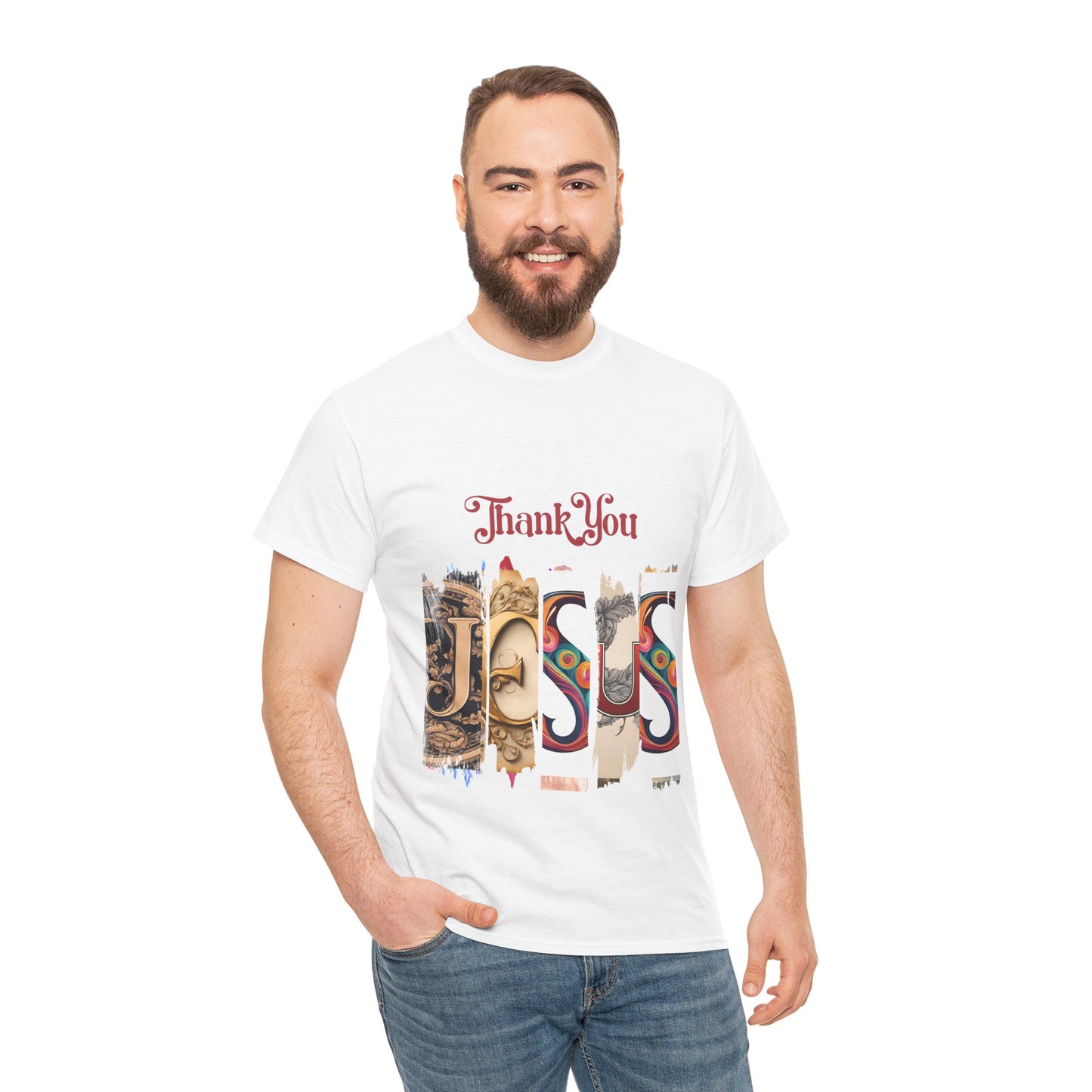 Thank You Jesus Heavy Cotton T-Shirt