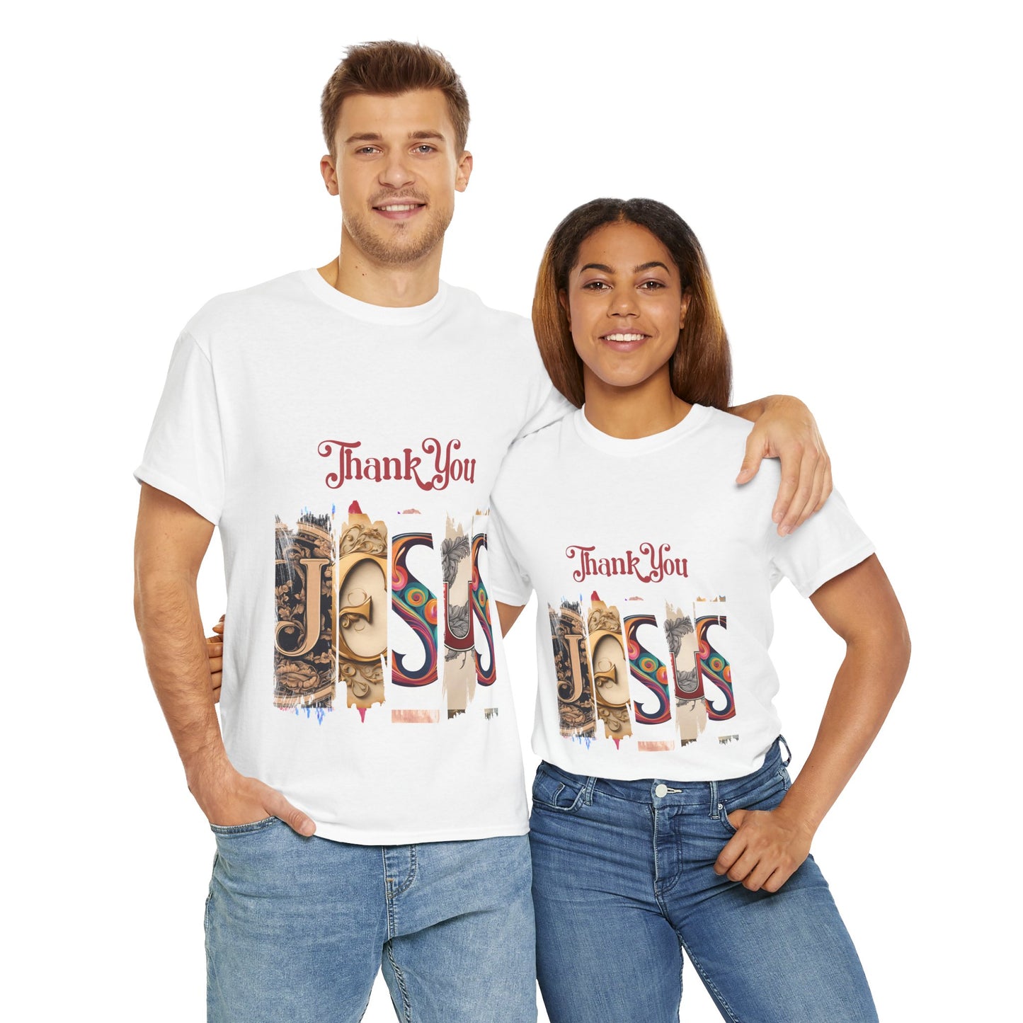 Thank You Jesus Heavy Cotton T-Shirt