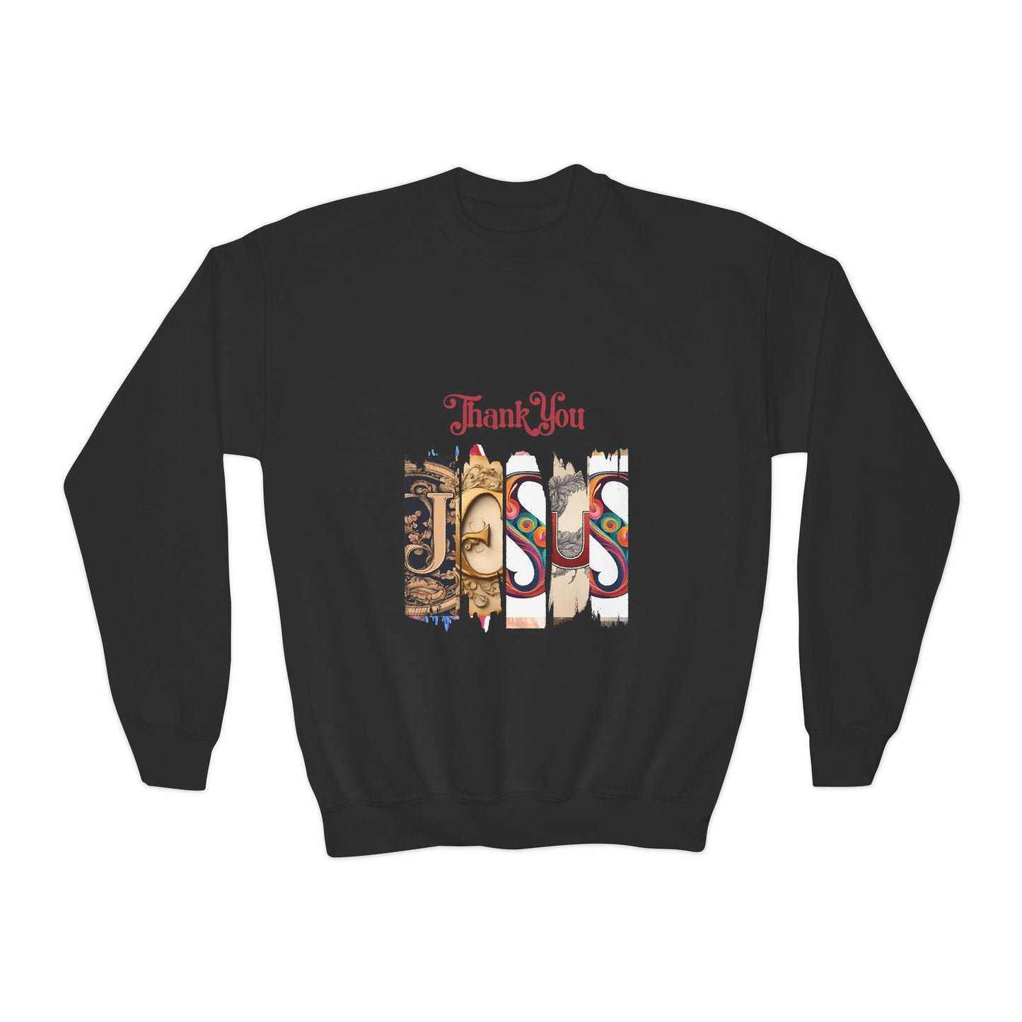 Thank You Jesus Youth Crewneck Sweatshirt