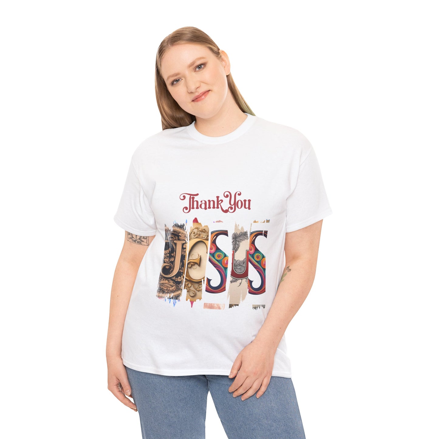 Thank You Jesus Heavy Cotton T-Shirt